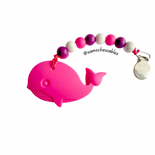 Pink Whale Teether